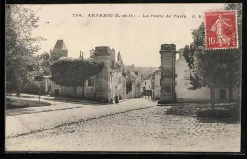 AK Arpajon, La Porte de Paris