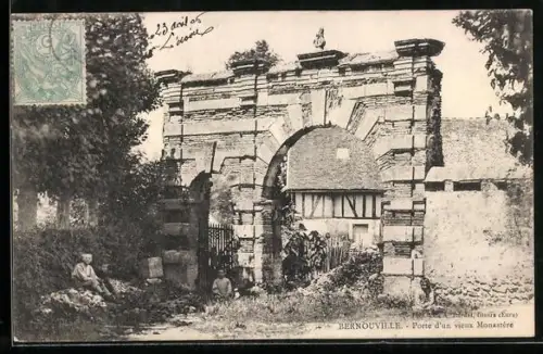 AK Bernouville, Porte d'un vieux Monastere