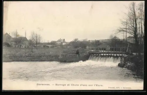 AK Garennes, Barrage et Chute d`eau sur l`Eure