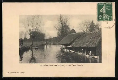 AK Tillieres-sur-Avre, Les Vieux Lavoirs