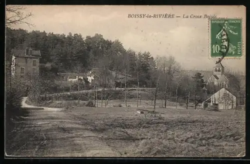 AK Boissy-la-Riviere, La Croix Boisee