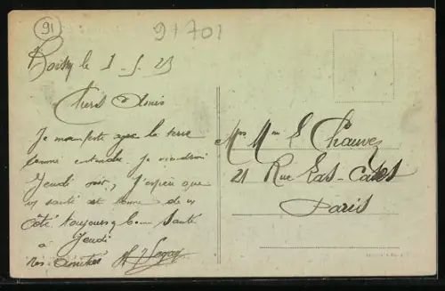 AK Boissy-la-Riviere, La Croix Boisee