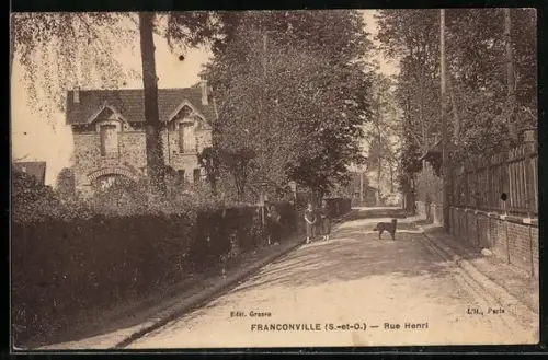 AK Franconville, Rue Henri