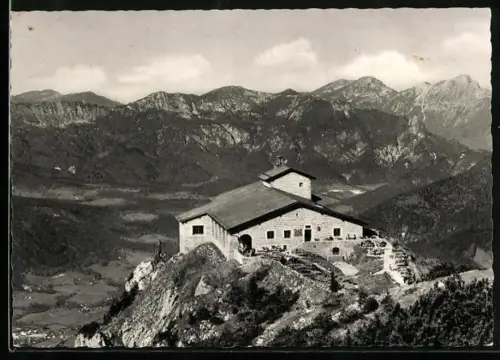 AK Das Kehlsteinhaus (1834 m) mit Lattengebirge, Zwiesel und Staufen