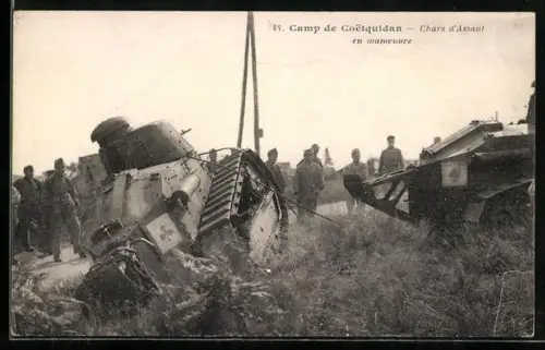 AK Panzer im Manöver im Lager Coetquidan