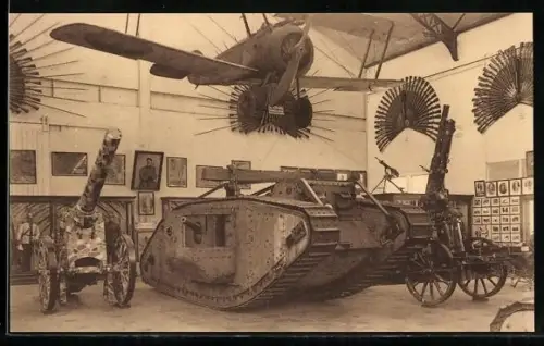 AK Bruxelles, Musée Royal de l`Armée, Tank anglais