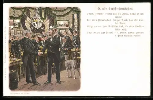 AK O alte Burschenherrlichkeit, studentische Szene
