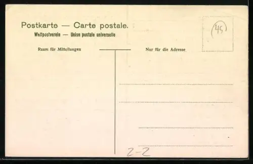 AK Deutsche Briefmarken mit Wappen