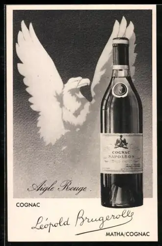 AK Reklame für Napoléon Cognac und einem stolzen Adler
