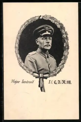 AK Portrait von Major Ledroif