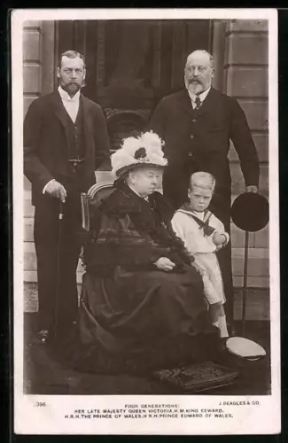 AK Four Generations: Her Late Majesty Queen Victoria, King Edward, Prince of Wales, Prince Edward of Wales