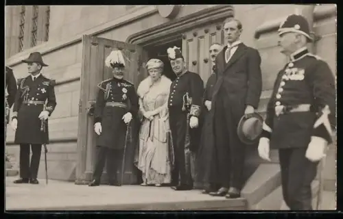 AK Liverpool, Consecration of the Cathedral 1924, King Geog V. and Queen Mary
