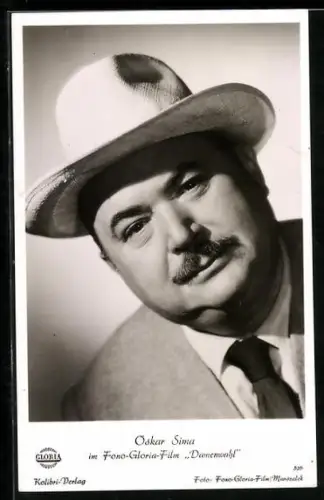 AK Schauspieler Oskar Sima in dem Film Damenwahl