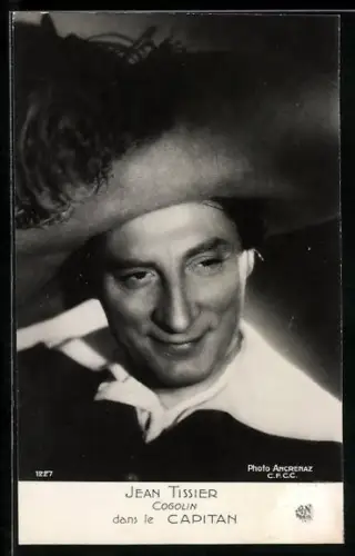 AK Schauspieler Jean Tissier Cogolin dans le Capitan