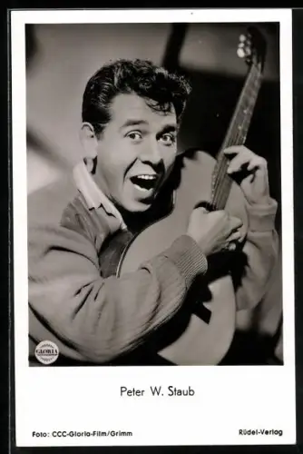 AK Schauspieler Peter W. Staub in dem Film Grosse Starparade