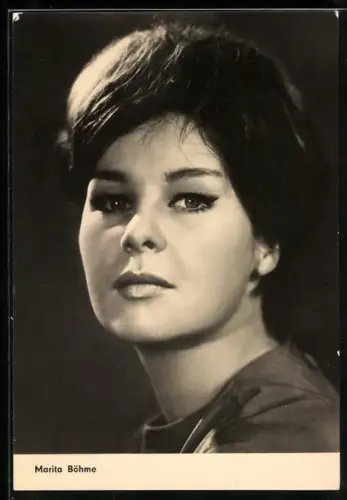 AK Schauspielerin Marita Böhme mit toupiertem Haar