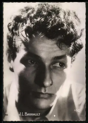 AK Schauspieler J. L. Barrault schaut seitlich