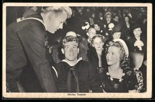 AK Schauspielerin Shirley Temple auf einer Veranstaltung