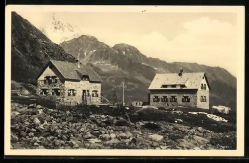 AK Sulzenauhütte, Berghütte des Deutschen Alpenvereins Zweig Leipzig
