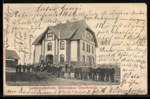 AK Visselhövede, Gruppenfoto an der Landwirtschaftlichen Winterschule