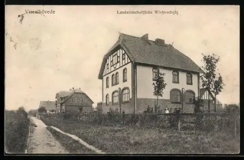 AK Visselhövede, Landwirtschaftliche Winterschule mit Grünanlagen