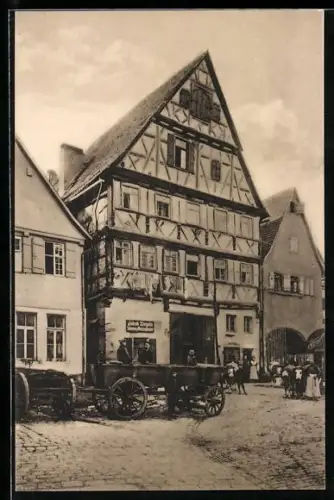 AK Alt-Schorndorf, Partie Im Sack