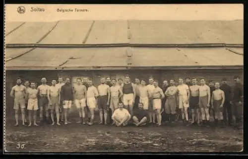 AK Soltau, Kriegsgefangenenlager, Belgische Turner