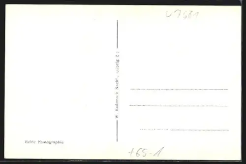 AK Leipzig, Hauptbahnhof mit Strassenbahnen