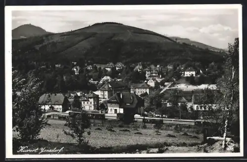 AK Jonsdorf, Bahnhof u. Ortsansicht