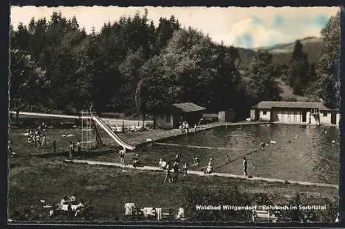 AK Wittgendorf-Rohrbach /Sorbitztal, Waldbad