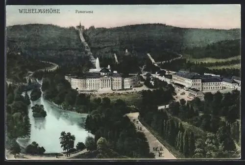 AK Wilhelmshöhe, Panorama, Schloss, Parkanlagen