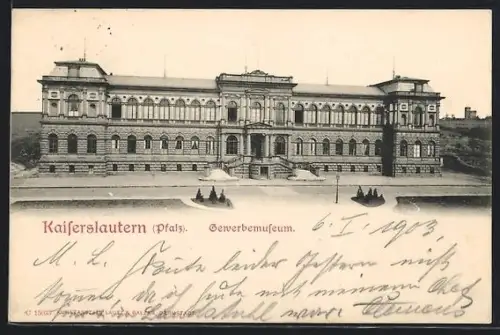 AK Kaiserslautern /Pfalz, Gewerbemuseum