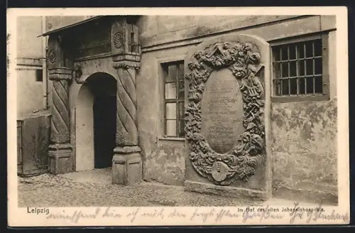 AK Leipzig, Im Hof des alten Johannishospitals