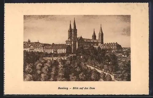 AK Bamberg, Blick auf den Dom