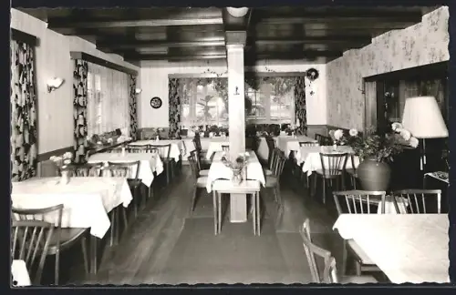 AK Bispingen, Gasthaus Wilhelms, Gastraum