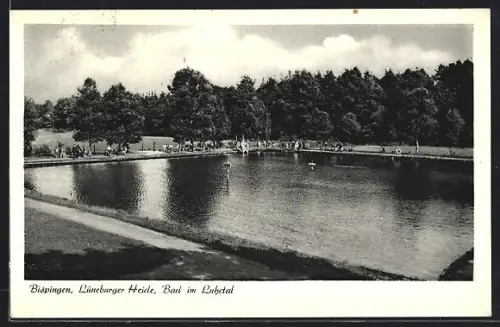 AK Bispingen /Lüneburger Heide, Bad im Luhetal
