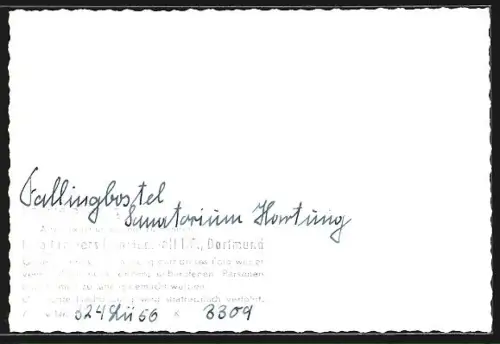 AK Fallingbostel, Sanatorium Hartung