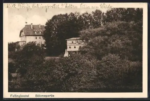 AK Fallingbostel, Böhmepartie, Villa am Wald