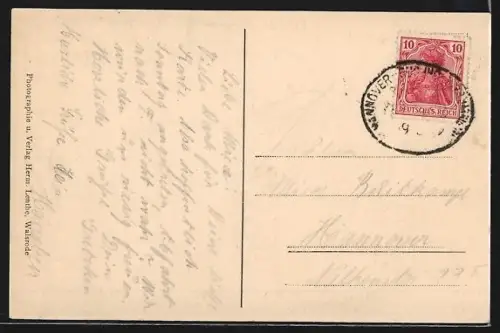 AK Fallingbostel, Villa Am Walde