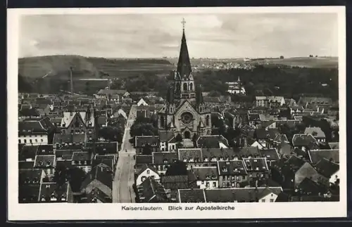 AK Kaiserslautern, Blick zur Apostelkirche