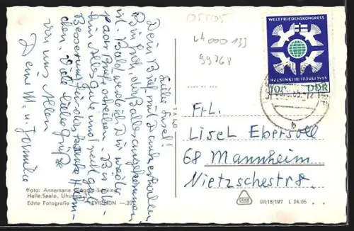 AK Ilfeld, Kirche, Aussichtsturm