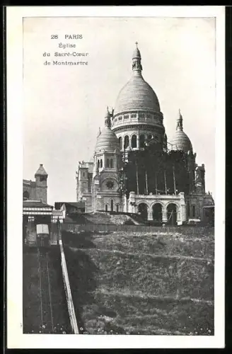 AK Paris, Église du Sacré-Coeur de Montmartre