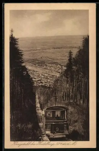 AK Heidelberg, Bergbahn zum Königstuhl