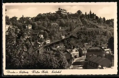 AK Dresden-Loschwitz, Blick auf Luisenhof