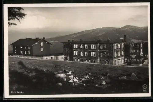 AK Peterbaude mit kleiner Sturmhaube & Jugendkammhaus