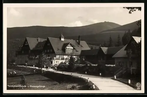AK Teichmannbaude im Riesengebirge