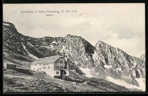 AK Edelhütte am Hochgebirge