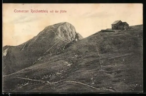 AK Reichenstein-Hütte, Eisenerzer Reichenstein mit der Berghütte
