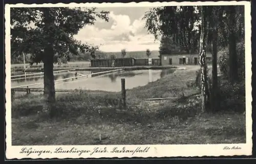 AK Bispingen /Lüneburger Heide, Badeanstalt