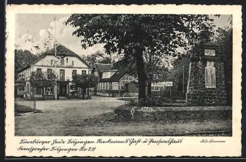 AK Bispingen /Lüneburger Heide, Gasthaus und Pension Rieckmann